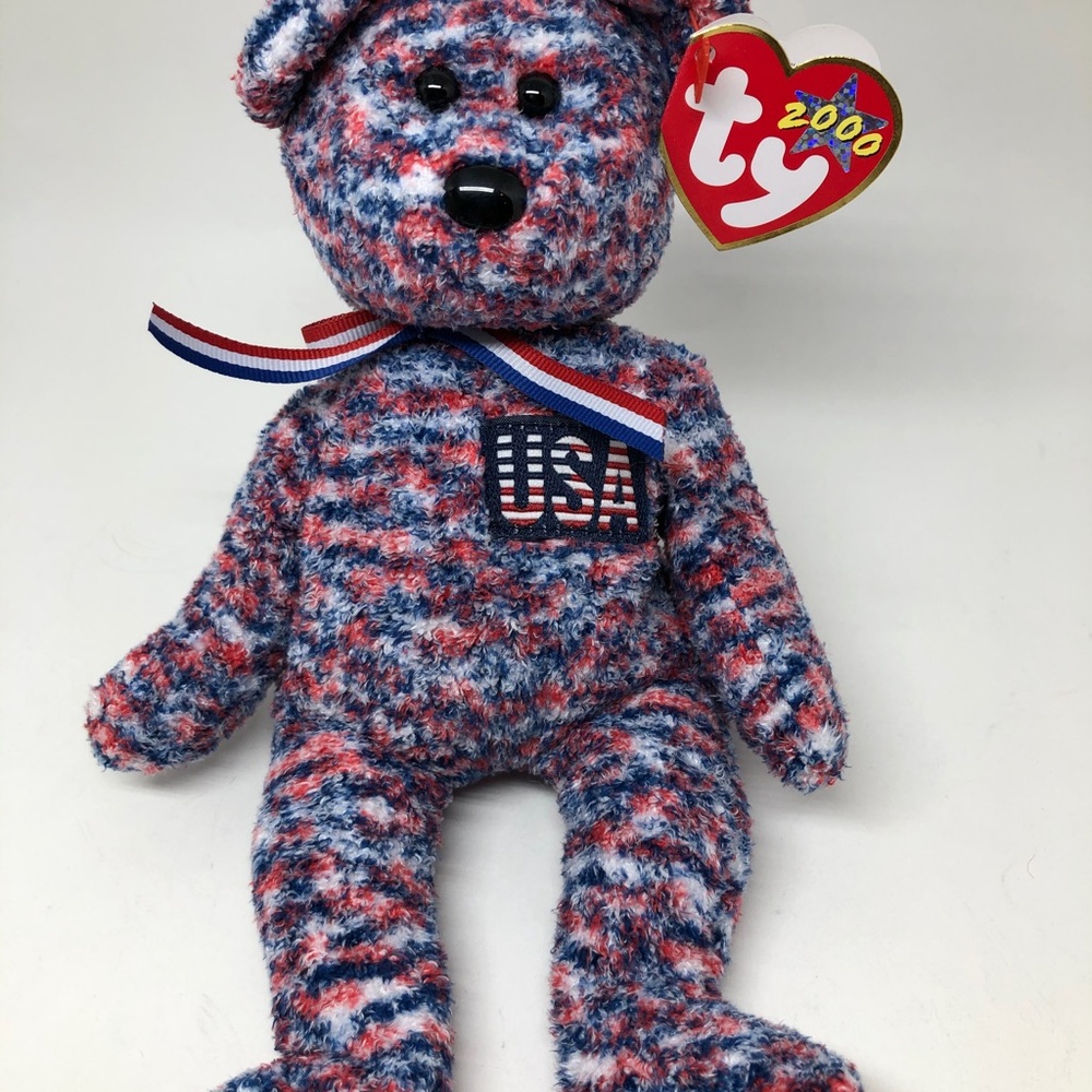 Ty USA Bear Plush - Multicolor